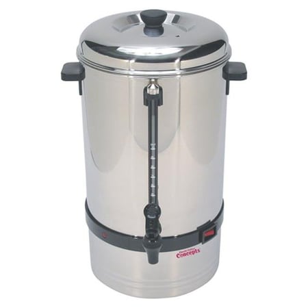 Classic Concepts Classic Concepts SSU80 Stainless Steel Urn 80 Cup Permanent Filter Basket SSU80
